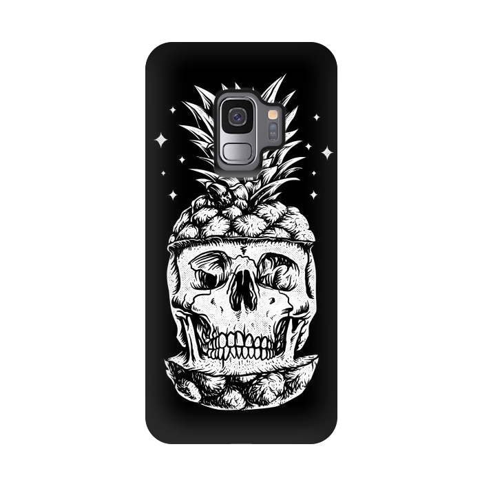 Galaxy S9 StrongFit Skull Pineapple by Afif Quilimo