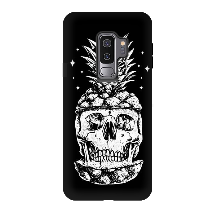 Galaxy S9 plus StrongFit Skull Pineapple by Afif Quilimo