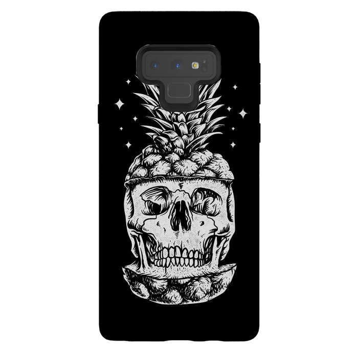 Galaxy Note 9 StrongFit Skull Pineapple by Afif Quilimo