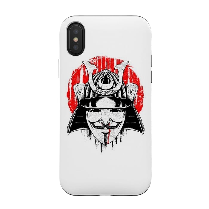 iPhone Xs / X StrongFit Samurainonymous by Afif Quilimo