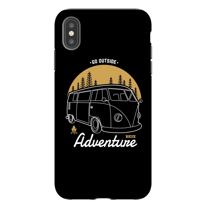 iPhone Xs Max StrongFit Go Outside to New Adventure by Afif Quilimo