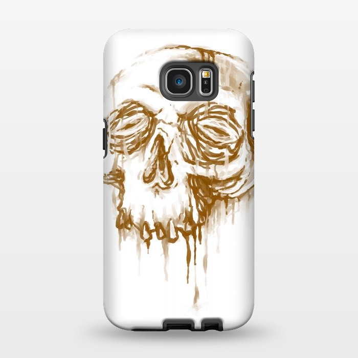 Galaxy S7 EDGE StrongFit Skull Coffee 1 by Afif Quilimo