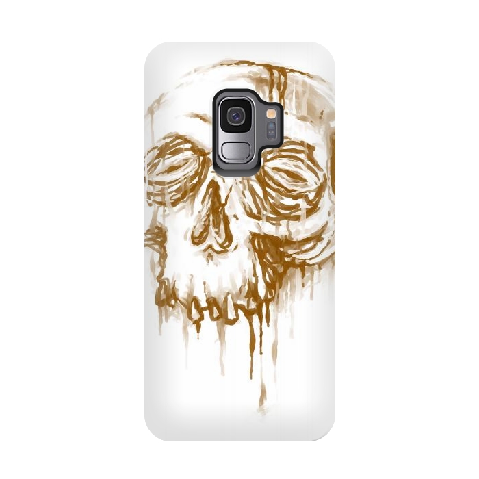 Galaxy S9 StrongFit Skull Coffee 1 by Afif Quilimo