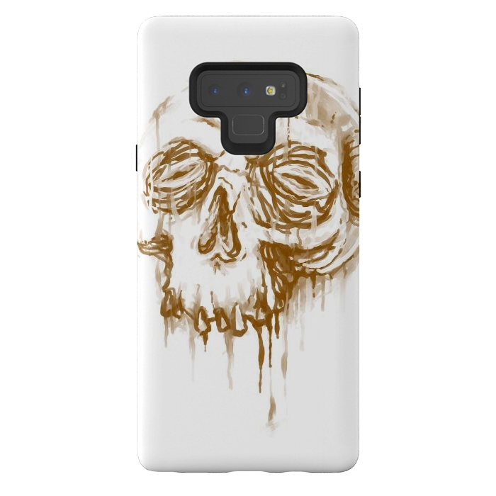 Galaxy Note 9 StrongFit Skull Coffee 1 by Afif Quilimo