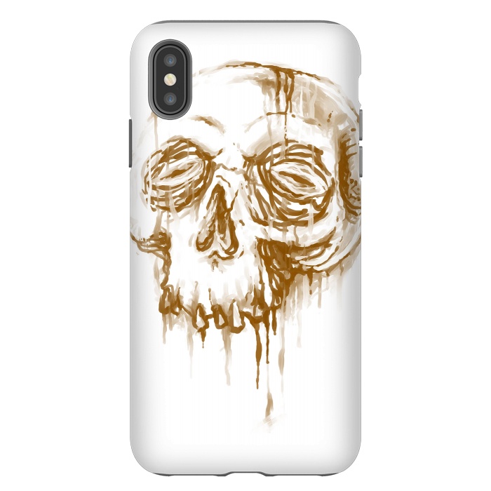 iPhone Xs Max StrongFit Skull Coffee 1 by Afif Quilimo