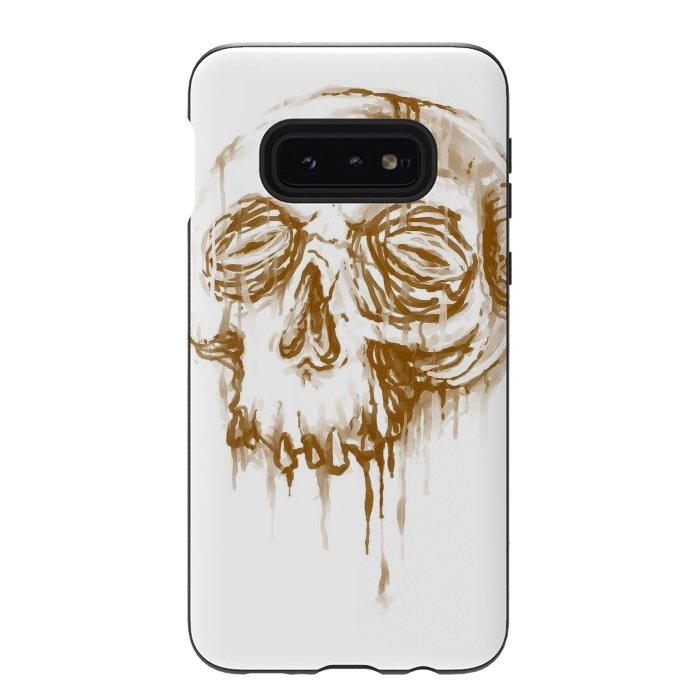Galaxy S10e StrongFit Skull Coffee 1 by Afif Quilimo