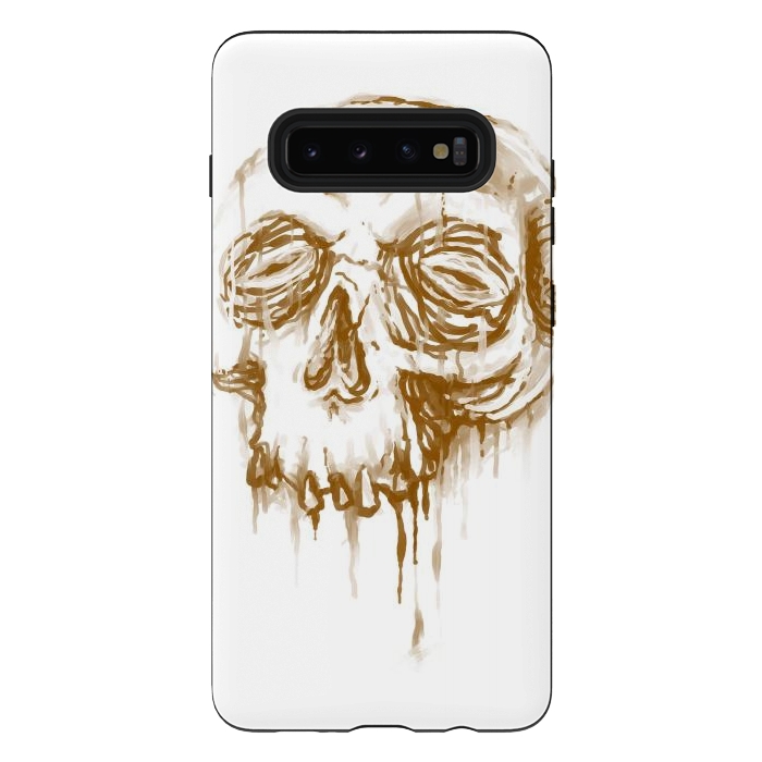 Galaxy S10 plus StrongFit Skull Coffee 1 by Afif Quilimo