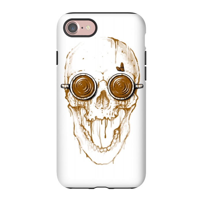 iPhone 7 StrongFit Skull Coffee by Afif Quilimo
