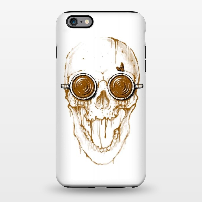 iPhone 6/6s plus StrongFit Skull Coffee by Afif Quilimo