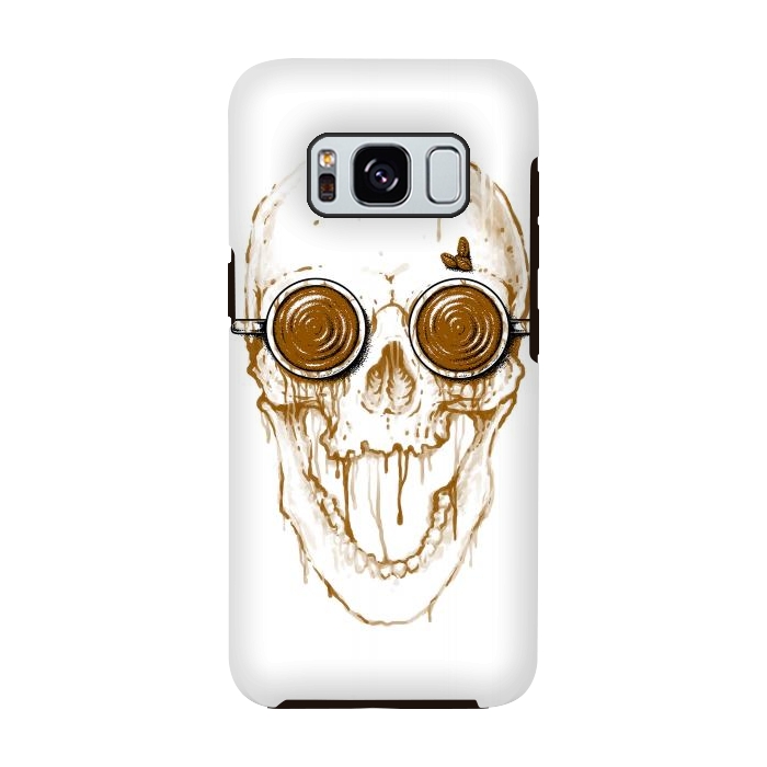 Galaxy S8 StrongFit Skull Coffee by Afif Quilimo