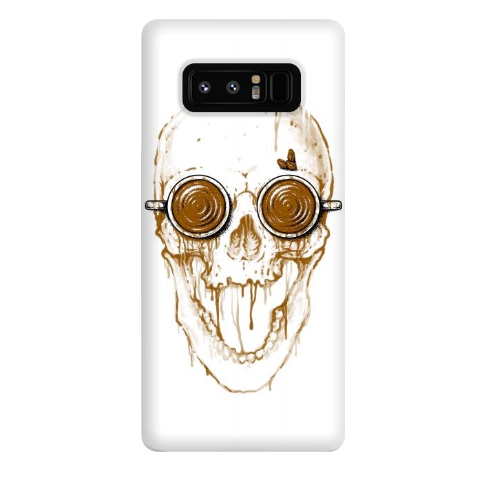 Galaxy Note 8 StrongFit Skull Coffee by Afif Quilimo