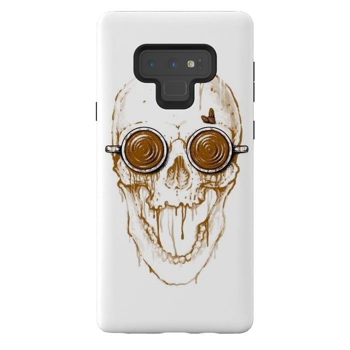 Galaxy Note 9 StrongFit Skull Coffee by Afif Quilimo