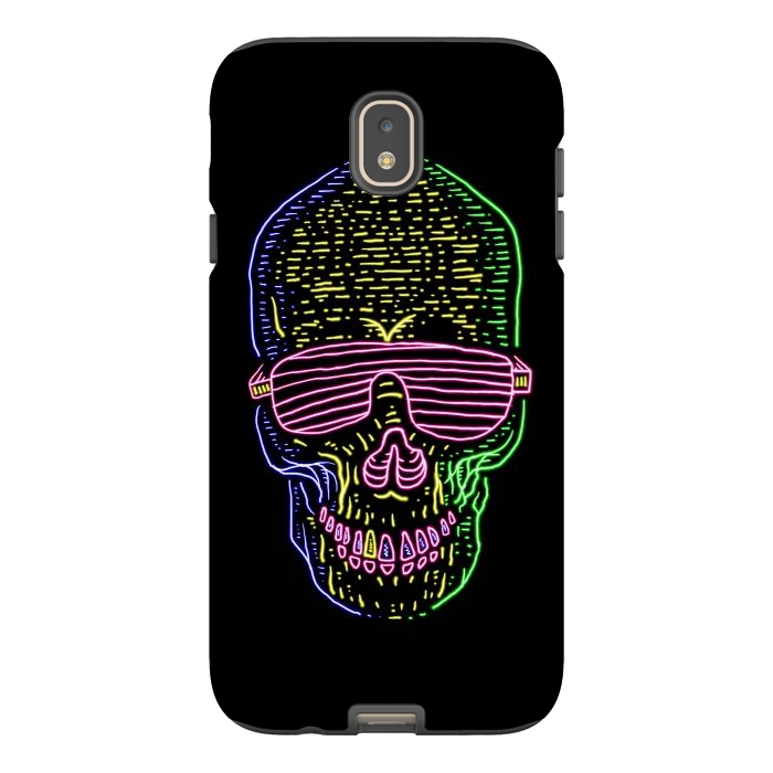 Galaxy J7 StrongFit Skull Neon 1 by Afif Quilimo
