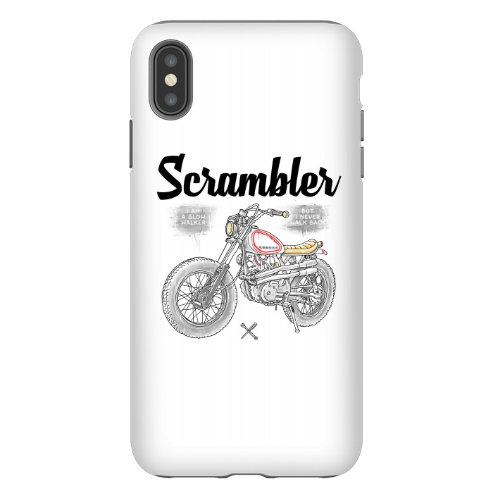 iPhone Xs Max StrongFit Scrambler by Afif Quilimo