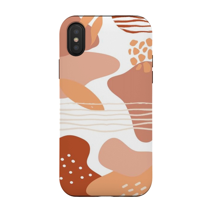 iPhone Xs / X StrongFit Terracotta earth by Martina