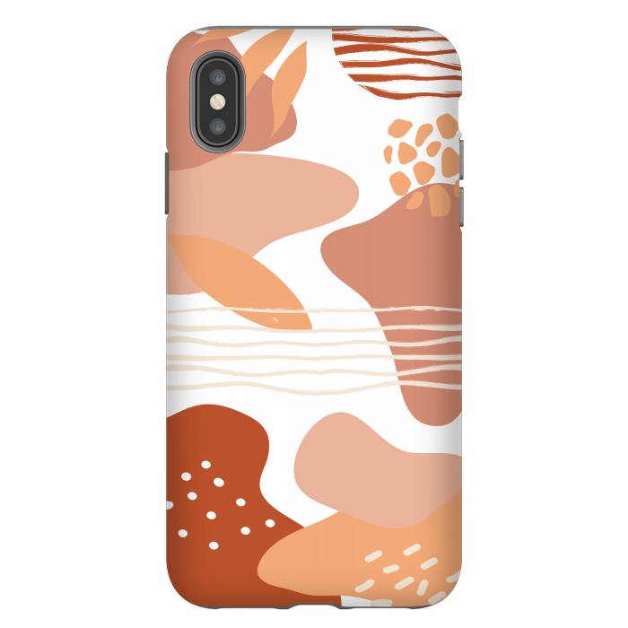 iPhone Xs Max StrongFit Terracotta earth by Martina