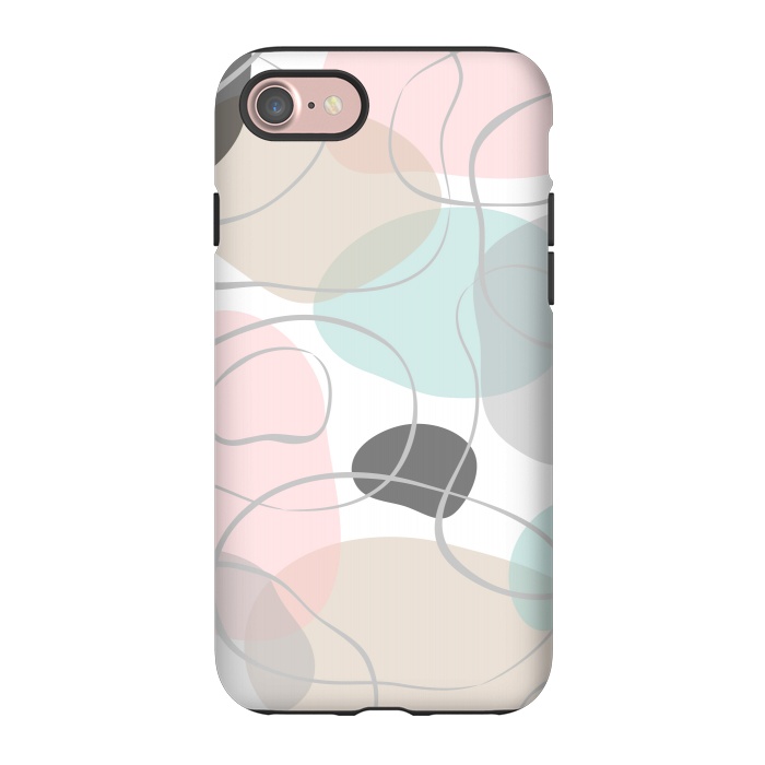 iPhone 7 StrongFit Abstract pastels by Martina