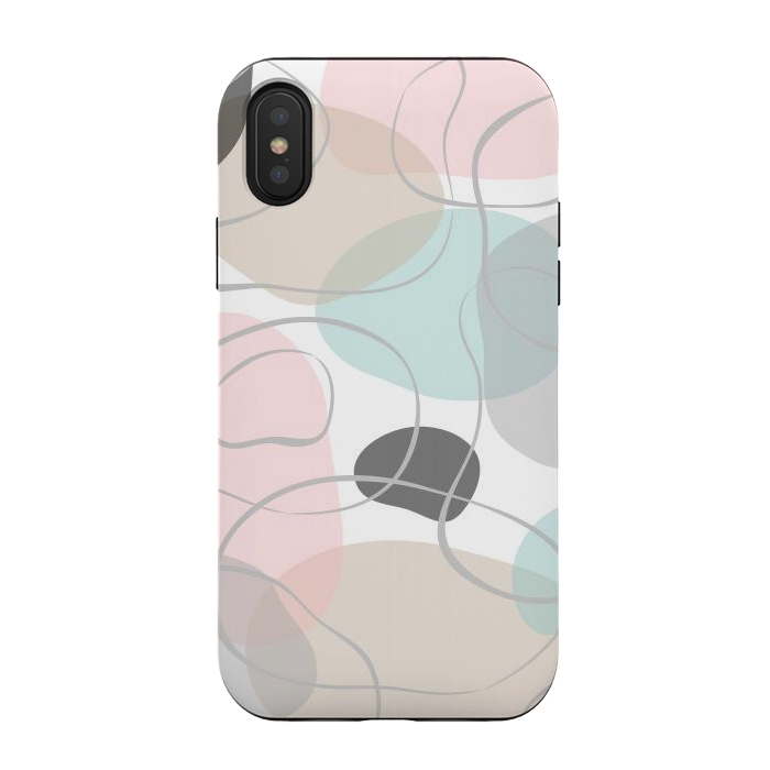 iPhone Xs / X StrongFit Abstract pastels by Martina