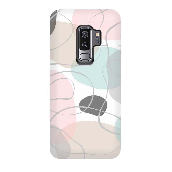 Galaxy S9 plus StrongFit Abstract pastels by Martina
