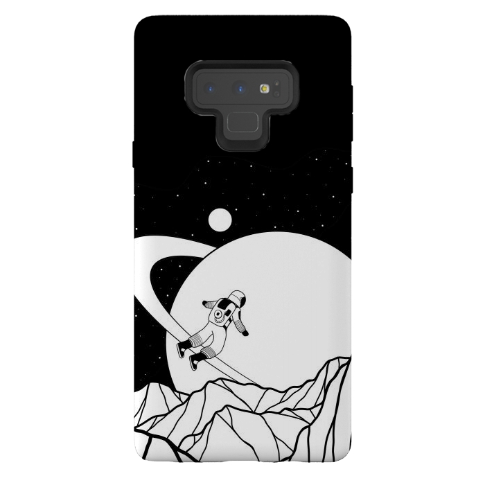 Galaxy Note 9 StrongFit Space walk (black and white) by Steve Wade (Swade)