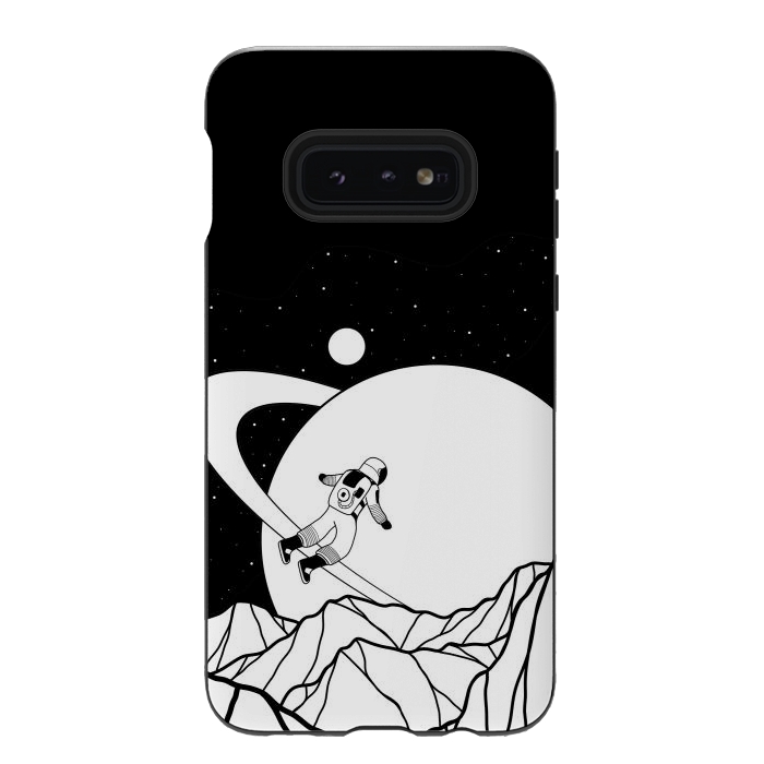 Galaxy S10e StrongFit Space walk (black and white) by Steve Wade (Swade)