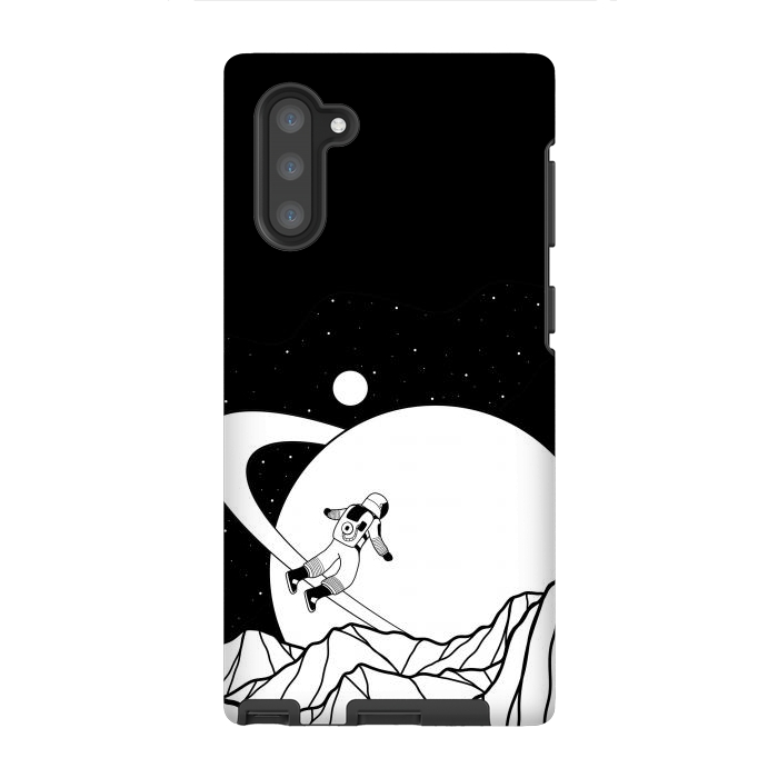 Galaxy Note 10 StrongFit Space walk (black and white) by Steve Wade (Swade)