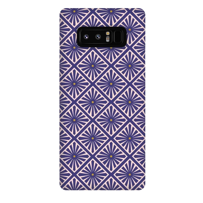 Galaxy Note 8 StrongFit Japanese Tiles by Tishya Oedit