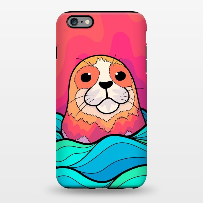 iPhone 6/6s plus StrongFit The happy seal by Steve Wade (Swade)