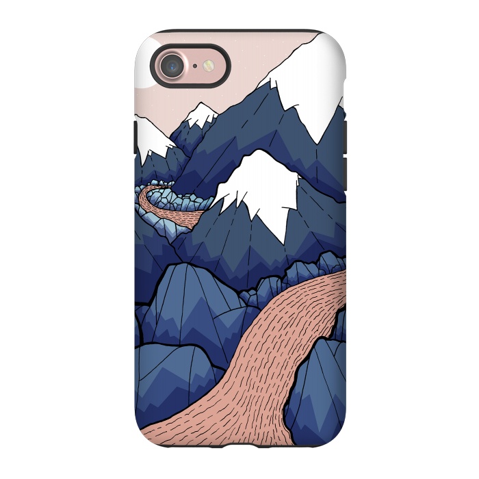iPhone 7 StrongFit The twisting river in the mountains by Steve Wade (Swade)