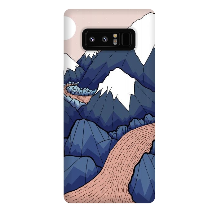 Galaxy Note 8 StrongFit The twisting river in the mountains by Steve Wade (Swade)
