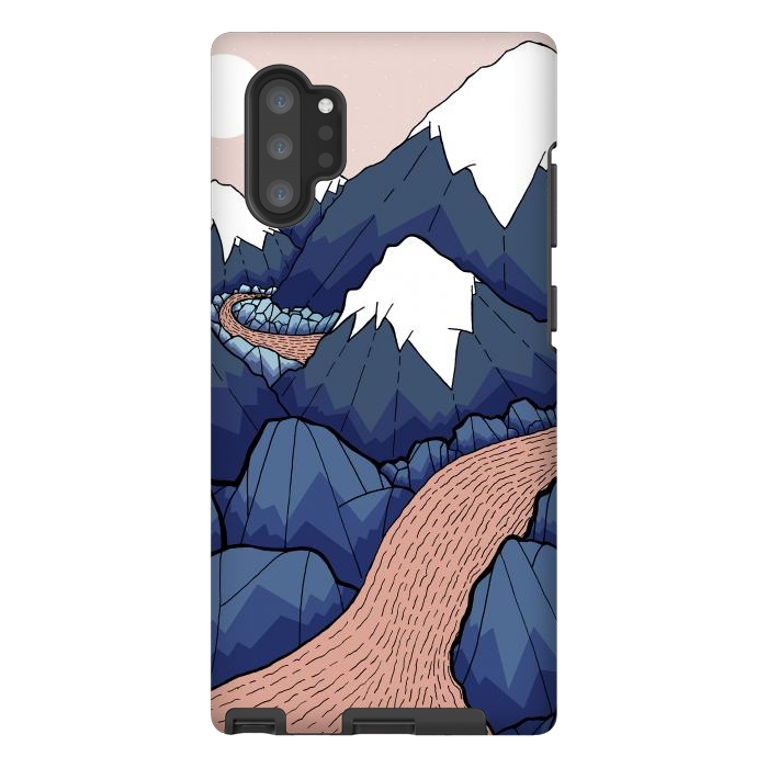 Galaxy Note 10 plus StrongFit The twisting river in the mountains by Steve Wade (Swade)