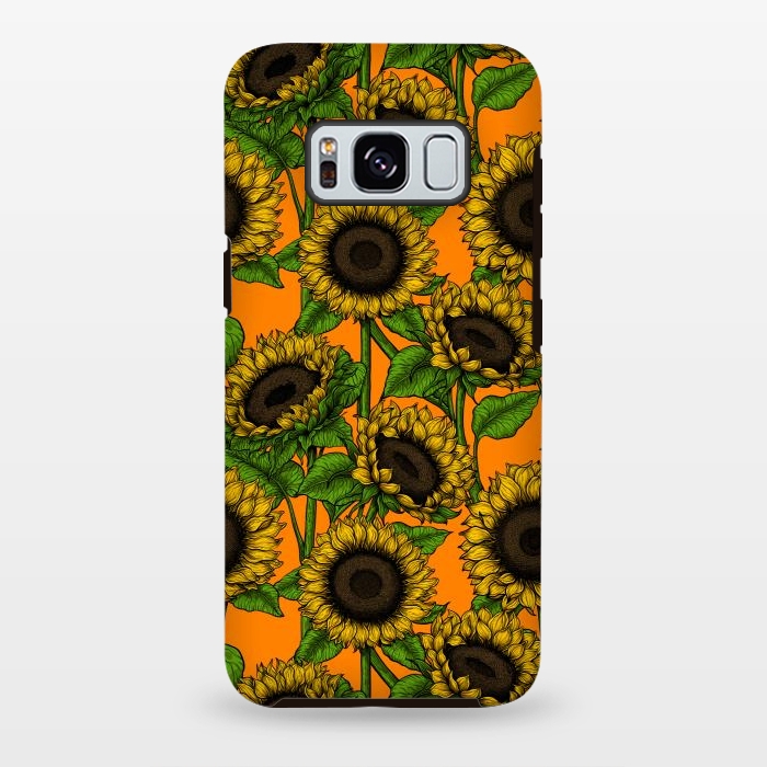 Galaxy S8 plus StrongFit Sunflowers by Katerina Kirilova