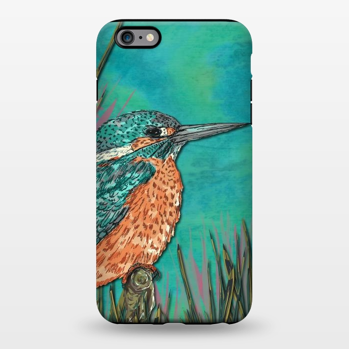 iPhone 6/6s plus StrongFit Kingfisher by Lotti Brown