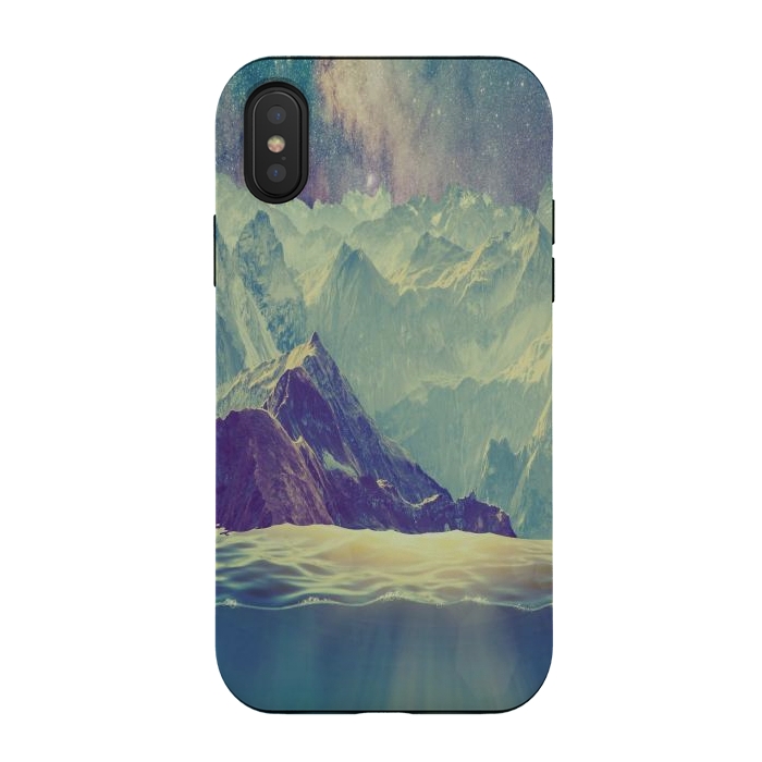iPhone Xs / X StrongFit Antarctica Heart by Joanna Vog