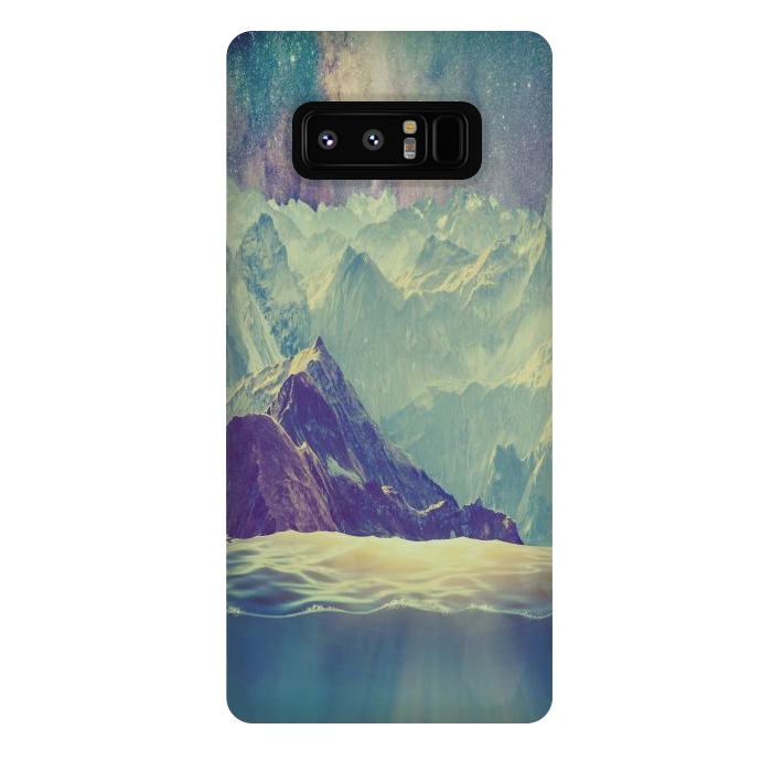 Galaxy Note 8 StrongFit Antarctica Heart by Joanna Vog