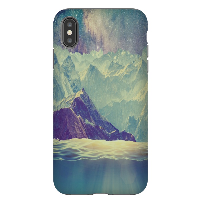 iPhone Xs Max StrongFit Antarctica Heart by Joanna Vog