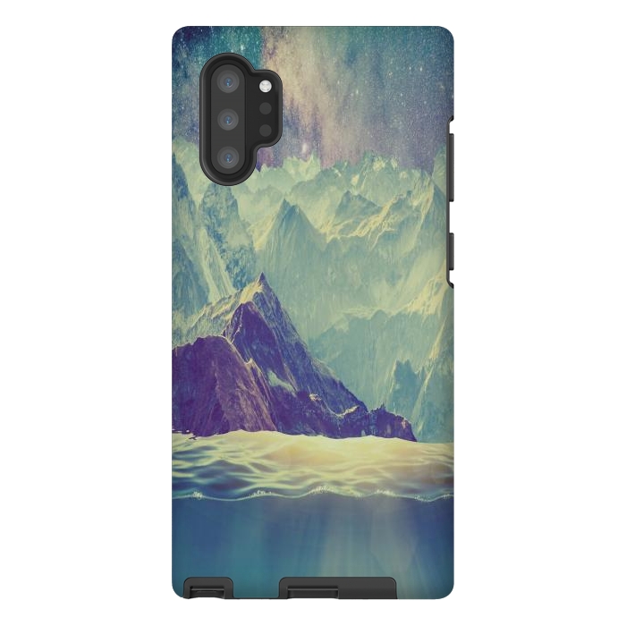 Galaxy Note 10 plus StrongFit Antarctica Heart by Joanna Vog
