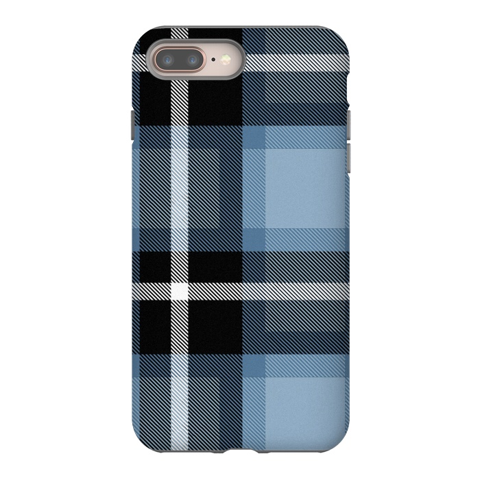 iPhone 7 plus StrongFit Mist Scottish Plaid by TMSarts