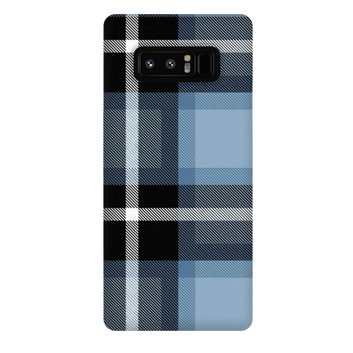Galaxy Note 8 StrongFit Mist Scottish Plaid by TMSarts