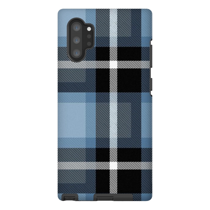 Galaxy Note 10 plus StrongFit Mist Scottish Plaid by TMSarts
