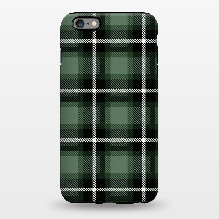 iPhone 6/6s plus StrongFit Olive Scottish Plaid by TMSarts