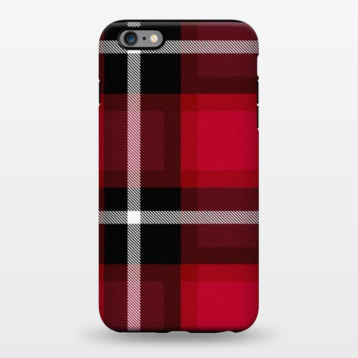 iPhone 6/6s plus StrongFit Red Scottish Plaid by TMSarts