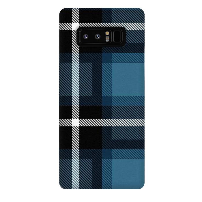 Galaxy Note 8 StrongFit Stone Scottish Plaid by TMSarts
