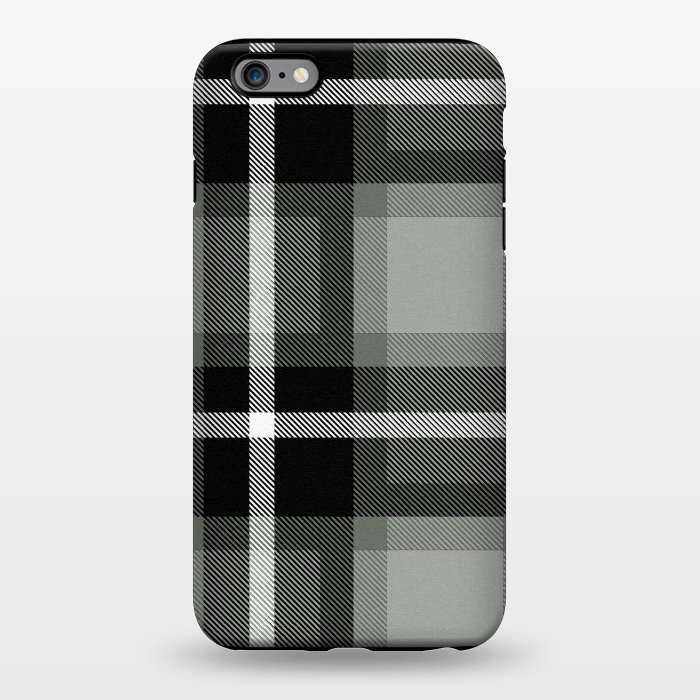 iPhone 6/6s plus StrongFit Warm Gray Scottish Plaid by TMSarts
