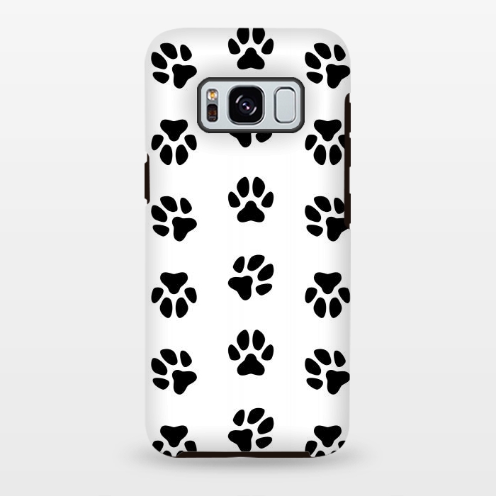 Galaxy S8 plus StrongFit Cat Footprint by Martina