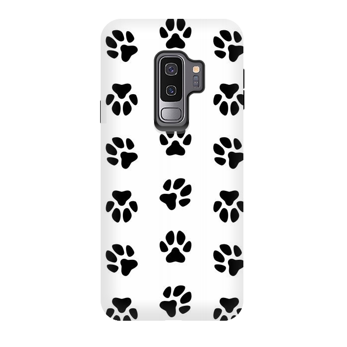 Galaxy S9 plus StrongFit Cat Footprint by Martina