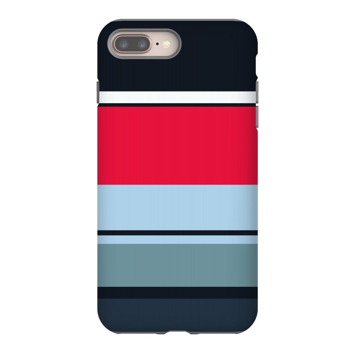 iPhone 7 plus StrongFit Casual Reflective Striped by TMSarts