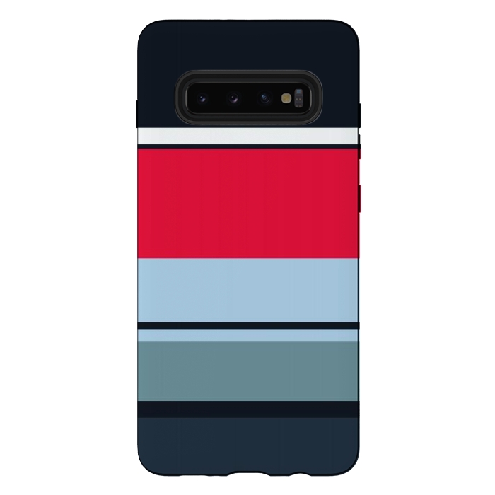 Galaxy S10 plus StrongFit Casual Reflective Striped by TMSarts