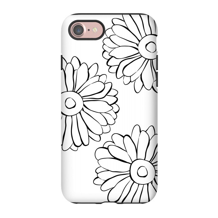 iPhone 7 StrongFit Boho Flowers by Martina