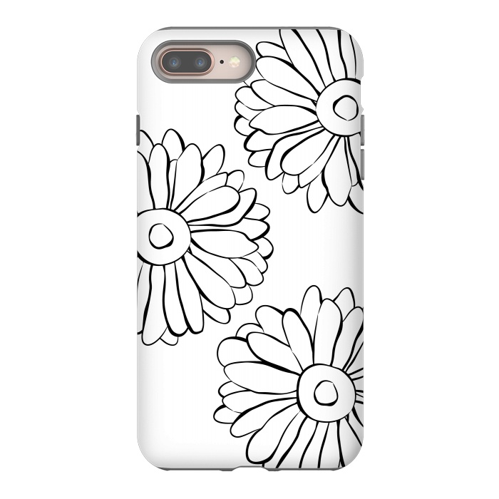 iPhone 7 plus StrongFit Boho Flowers by Martina